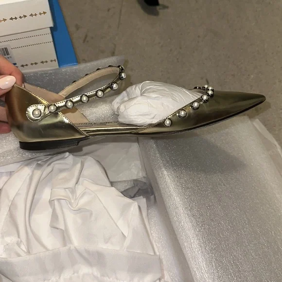 靴 JIMMY CHOO LEEMA FLAT Jimmy Choo フラットシューズ - Leema | LEEMAFLATOPU